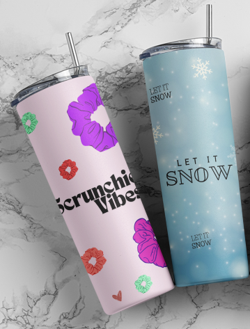 Sublimation Design Tumbler - 20oz. Skinny Tumbler