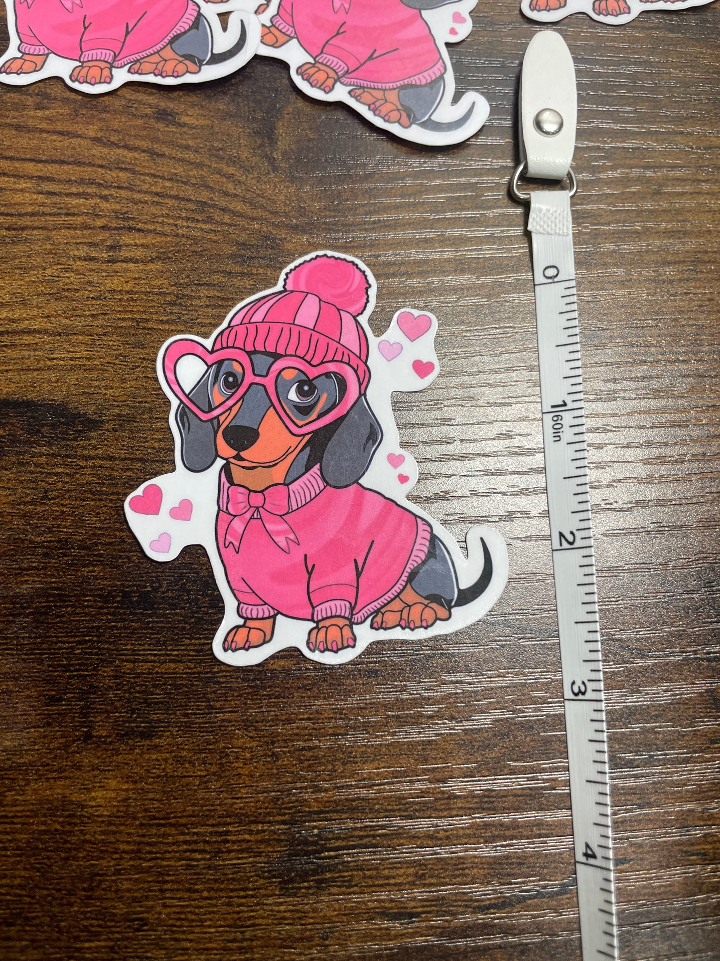 Sticker - Dachshund Valentine's Day Dog Sticker